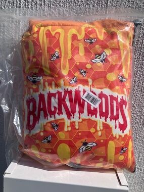 Backwoods Orange Graphic Drawstring Backpack